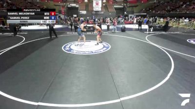 157 lbs Semis - Samvel Melkonyan, World Team Training Center vs Samuel Perez, Manteca Cobras Wrestling Club