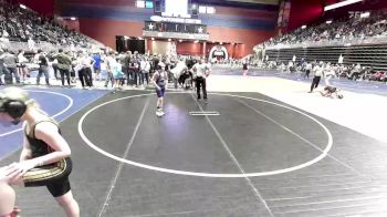 100 lbs Semifinal - Daisy Cushing, Bear Creek Jr. WC vs Matthew DiOrio, Ridge WC