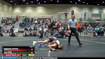 129 lbs Round 1 (4 Team) - Sam King, Brighton Orange vs Preston Vamvas, Romeo WC