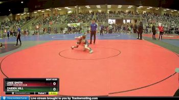 87 lbs Quarterfinal - Zaiden Hill, Nevada Elite vs Jake Smith, Sweet Home Mat Club