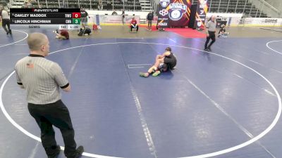 16U Boys - 150 lbs Semis - Lincoln Hinchman, Contenders Wrestling Academy vs Oakley Maddox, Team Idaho Wrestling Club