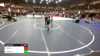 54 lbs Consi Of 8 #2 - Avrielle Eaton, Duran Elite vs Henry Jones, Pueblo West Storm