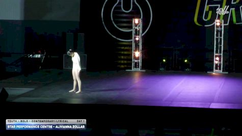 Star Performance Centre - Alivianna Zollar [2026 Youth - Solo - Contemporary/Lyrical DAY 1] 2026 Athletic Championships Nationals & Dance Grand Nationals