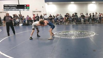 120 lbs Consi Of 16 #2 - Titan Friederichs, MN vs Vincent Luttrell, NM