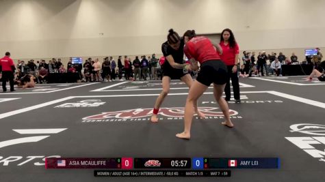 Asia Mcauliffe vs Amy Lei 2025 ADCC Niagara Open