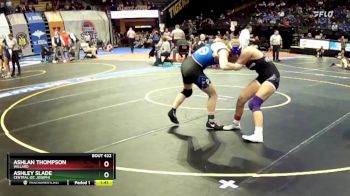 135 Class 2 lbs Quarterfinal - Ashlan Thompson, Willard vs Ashley Slade, Central (St. Joseph)