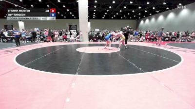135 lbs Cons. Sub-quarters - Brenna Meister, X-Clusive Wrestling vs Lily Turgeon