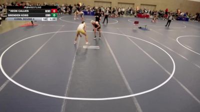 16U - 150 lbs Cons. Round 4 - Keon Callies, MN Elite Wrestling Club vs Brenden Kobs, Chatfield Wrestling