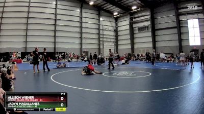 144 lbs Finals (8 Team) - Allison Wiener, Virginia Killers (The Sequel) vs Jadyn Magallanes, Combat Athletics Girls