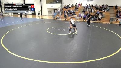 124 lbs Round 2 - Andrea Rodriguez, Manchester vs Abigail Geairn, Albion