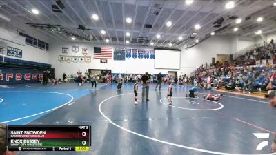 49-53 lbs Round 1 - Saint Snowden, Casper Wrestling Club vs Knox Bussey, Windy City Wrestlers