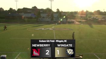 Replay: Newberry vs Wingate - FH | Sep 19 @ 6 PM