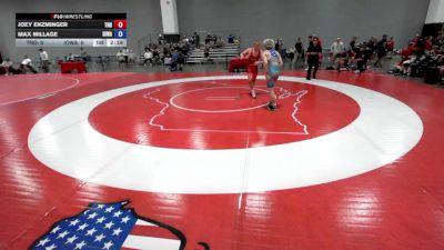 132 lbs Joey Enzminger, Team North Dakota vs Max Millage, Iowa