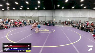 182 lbs Semis & 3rd Wb (16 Team) - Isaiah Twait, Idaho vs Zachary Attebury, Missouri