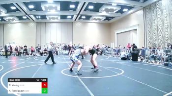 215 lbs Quarterfinal - Benjamin Young, Gold Rush Wr Acd vs Kevin Rodriguez, Lawc