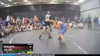 90 lbs Jase Todd, Team Bear White vs Bryce Ritter, Team Bear Navy