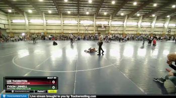 55 lbs Quarterfinal - Tyson Linnell, Stallions Wrestling Club vs Lee Thornton, Wasatch Wrestling Club