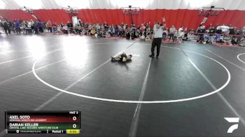 39-41 lbs Round 1 - Axel Soto, Kenosha Wrestling Academy vs Darian Keller, Crystal Lake Wizards Wrestling Club