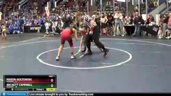 102 lbs Round 2 (4 Team) - Chase Clark, Hudson vs Logan Bundon, Monroe