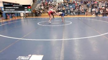 132 lbs Champ. Round 1 - Maverick Valdes, Rawlins vs Nate Knight, Douglas