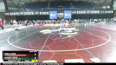 81 lbs Semifinal - Anela Hogg, Thunder Mountain Wrestling Club vs Kassidy Davis, Mat Demon Wrestling Club