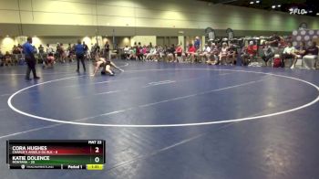 125 lbs Cross Bracket (8 Team) - Cora Hughes, Charlie`s Angels-GA Blk vs Katie Dolence, Montana