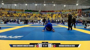 Giovanah Oliveira Da Silva vs Gisele Constante Menezes Tavares 2026 Brasileiro Jiu-Jitsu IBJJF