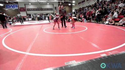 75 lbs Rr Rnd 3 - Daisy Montgomery, Skiatook Youth Wrestling vs Azayla Beetz, Keystone Kids