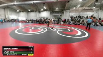 120 lbs Cons. Round 4 - Valeri Wolf, Fountain - Fort Carson vs Breauna Sigmon, Rifle