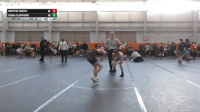 105 lbs Quarterfinals (8 Team) - Griffin Smith, Warner Elite vs Coda Clifford, Ohio Gold
