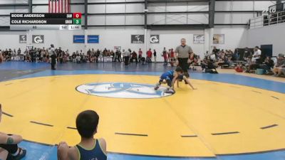 60 lbs Round 1 (6 Team) - Cole Richardson, GREAT NECK WRESTLING CLUB GREEN vs Bodie Anderson, SOUTH AUGUSTA WRESTLING