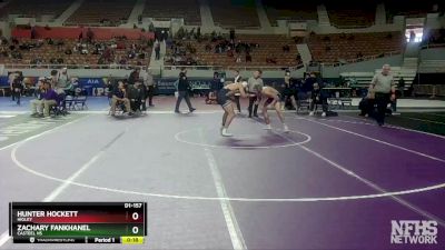 D1-157 lbs Cons. Round 2 - Hunter Hockett, Higley vs Zachary Fankhanel, Casteel HS