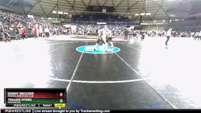 79 lbs Quarterfinal - Danny Brocker, Piranha Wrestling Club vs Tedashi Myers, Washington