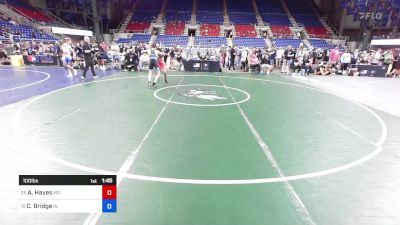 100 lbs Cons 16 #2 - Austin Hayes, MD vs Case Bridge, IN