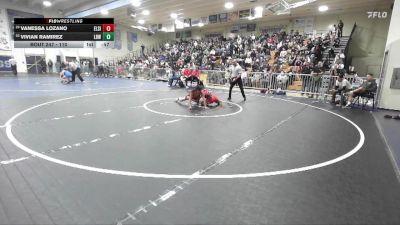 110 lbs Cons. Round 3 - Vanessa Lozano, Elsinore vs Vivian Ramirez, Wilson/Long Beach