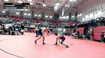 175 lbs Cons. Round 1 - Kyle McBain, Lewisville Flower Mound vs Collin Upshaw, Keller Timber Creek