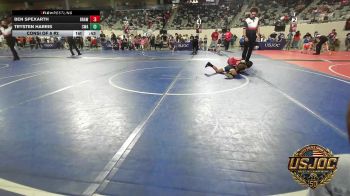 60 lbs Consi Of 8 #2 - Ben Spexarth, Brawlers vs Trysten Harris, Commandos Wrestling Academy