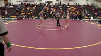 120 lbs 1st Place Match - Kenzie Carder, Olentangy Orange vs Marlee Solomon, Canon-McMillan