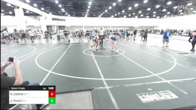165 lbs Semifinal - Rickelle Collins, No Team vs Jordan Puluti, Silverback WC