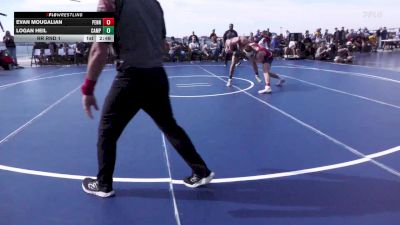 133 lbs Rr Rnd 1 - Evan Mougalian, Penn vs Logan Heil, Campbell