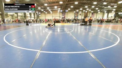 95 lbs Consi Of 16 #2 - Dylan Frechette, MA vs Coda Clifford, NY
