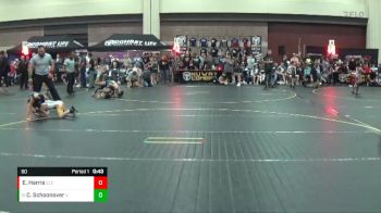 60 lbs Quarterfinal - Connor Schoonover, Iron Knights vs Elliott Harris, Elevate