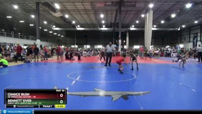 65 lbs Cons. Round 3 - Bennett Siver, Great Neck Wrestling Club vs Chance Bush, NC Wrestling Factory