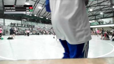 110-120 lbs 1st Place Match - Alexis Ruff, Purler vs Sydney Stieb, ISI