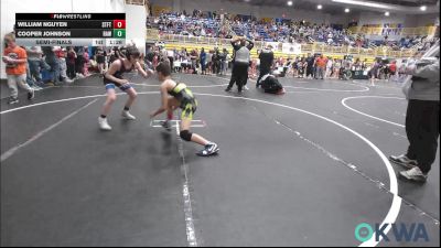 100 lbs Semifinal - William Nguyen, Standfast vs Cooper Johnson, Raw Wrestling Club
