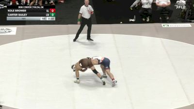 141 lbs 2nd Wrestleback (16 Team) - Carter Bailey, Lehigh vs Kole Brower, Illinois