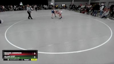 120 lbs Cons. Round 3 - Elijah Hyet, Dubuque Wrestling Club vs Bragen Anderson, Oregon