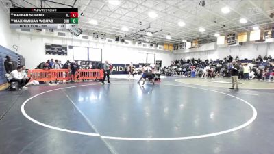 285 lbs Cons. Round 2 - Nathan Solano, Alta Loma vs Maxximilian Wojtas, Corona Del Mar