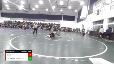 138 lbs Cons. Round 1 - Axel Aguas Flores, Valencia (Placentia) vs Joshua Lee, South Torrance