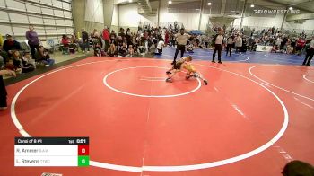 58 lbs Consi Of 8 #1 - Ryder Ammer, R.A.W. vs Luke Stevens, Team Tulsa Wrestling Club